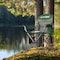 Wakeman Oversized Camping Chair - Heavy Duty Folding Chair with Cooler & Carry Bag by Wakeman Green 75-CMP1126 - alternate 8